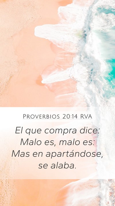 Proverbios 20:14 RVA Bible Verse Image
