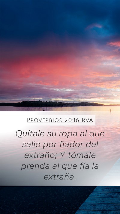 Proverbios 20:16 RVA Bible Verse Image