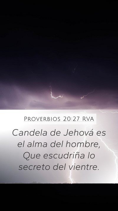Proverbios 20:27 RVA Bible Verse Image