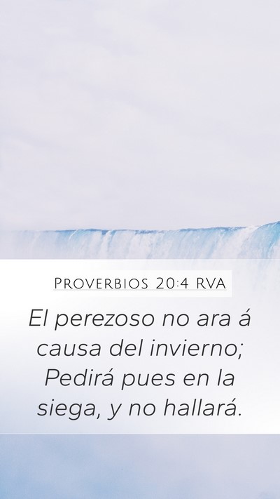 Proverbios 20:4 RVA Bible Verse Image