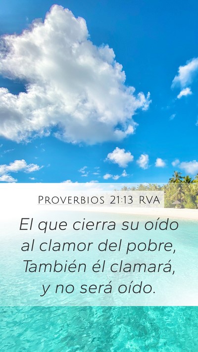 Proverbios 21:13 RVA Bible Verse Image