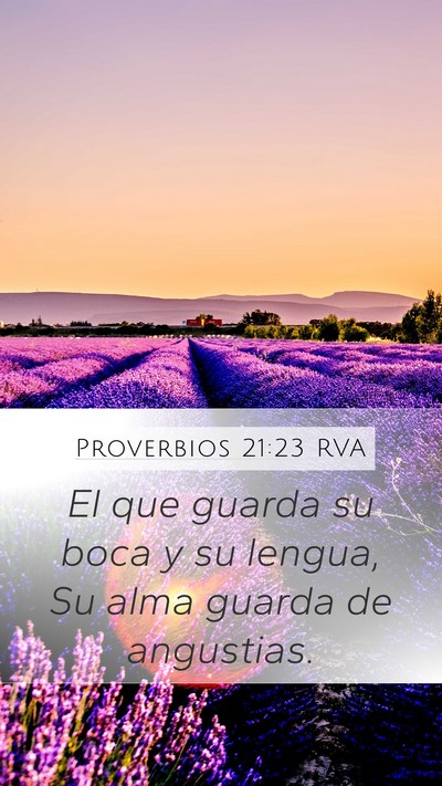 Proverbios 21:23 RVA Bible Verse Image