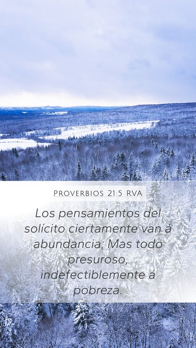 Proverbios 21:5 RVA Bible Verse Image