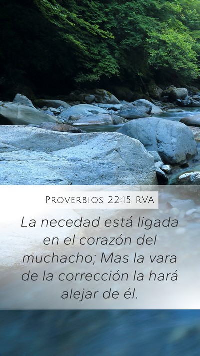 Proverbios 22:15 RVA Bible Verse Image