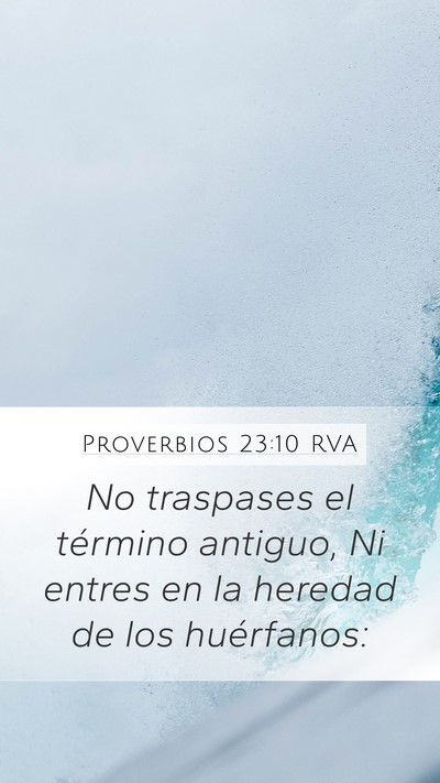 Proverbios 23:10 RVA Bible Verse Image