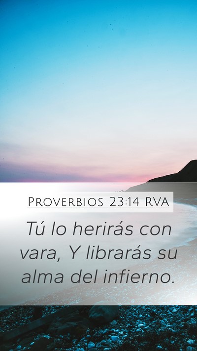 Proverbios 23:14 RVA Bible Verse Image