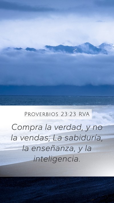 Proverbios 23:23 RVA Bible Verse Image