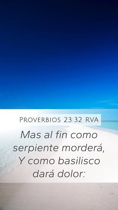 Proverbios 23:32 RVA Bible Verse Image