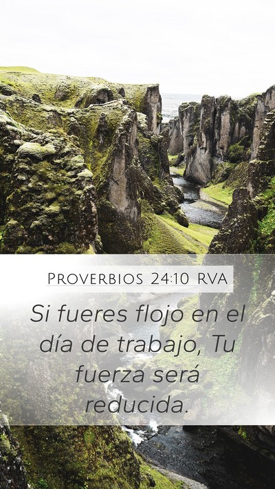 Proverbios 24:10 RVA Bible Verse Image