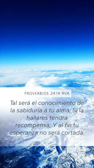Proverbios 24:14 RVA Bible Verse Image