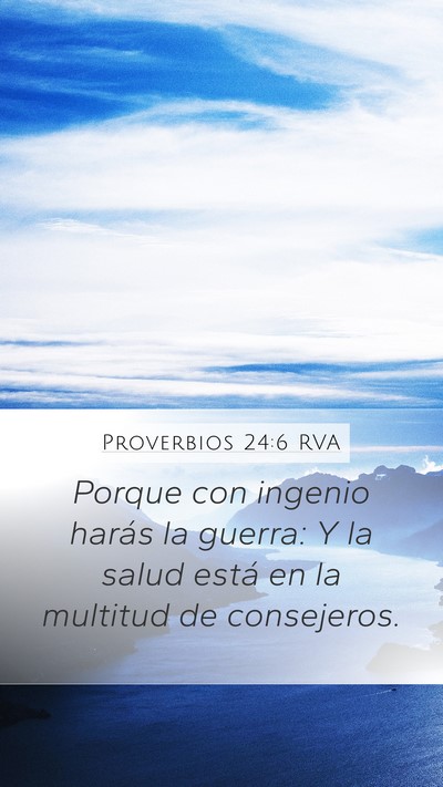 Proverbios 24:6 RVA Bible Verse Image