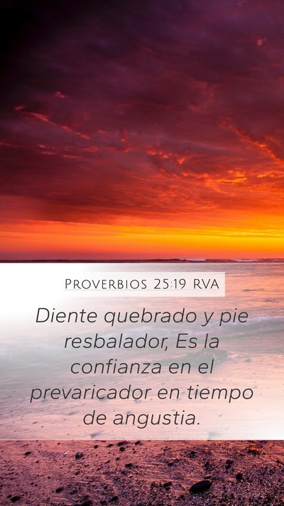 Proverbios 25:19 RVA Bible Verse Image