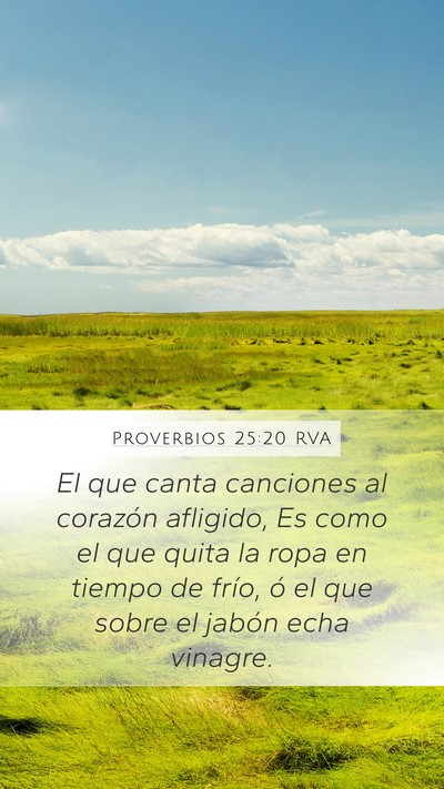 Proverbios 25:20 RVA Bible Verse Image