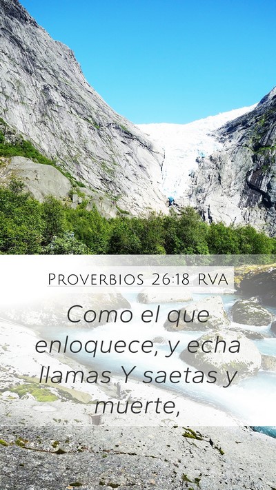 Proverbios 26:18 RVA Bible Verse Image