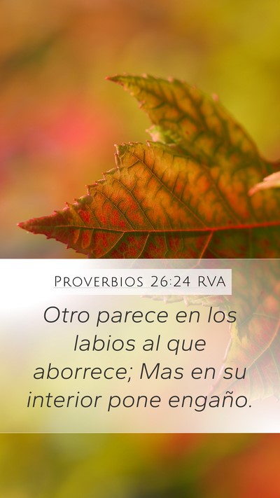 Proverbios 26:24 RVA Bible Verse Image