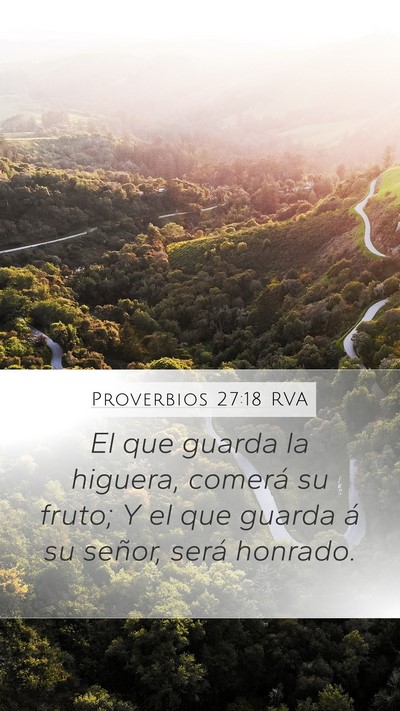 Proverbios 27:18 RVA Bible Verse Image