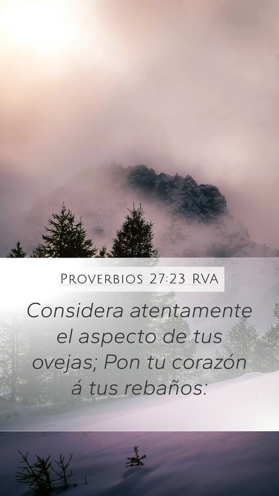 Proverbios 27:23 RVA Bible Verse Image