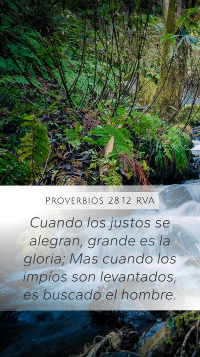 Proverbios 28:12 RVA Bible Verse Image