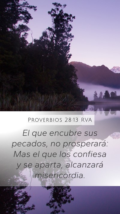 Proverbios 28:13 RVA Bible Verse Image