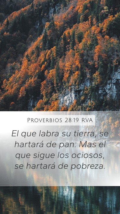 Proverbios 28:19 RVA Bible Verse Image