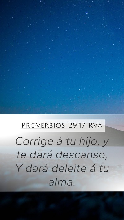 Proverbios 29:17 RVA Bible Verse Image
