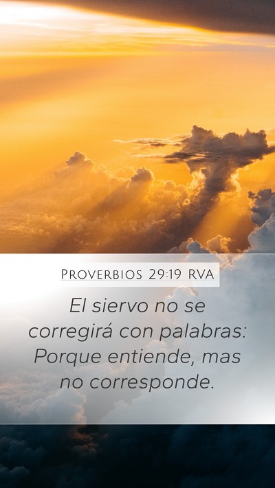 Proverbios 29:19 RVA Bible Verse Image