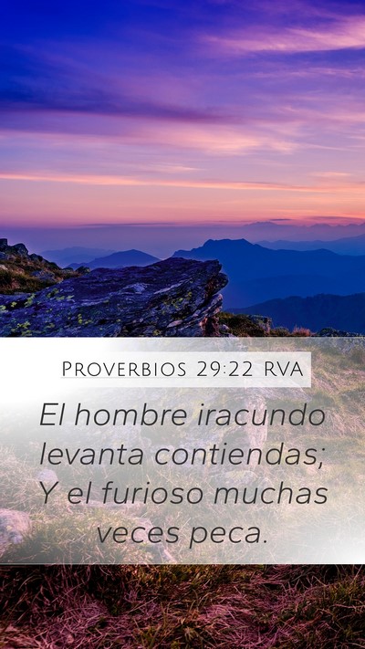 Proverbios 29:22 RVA Bible Verse Image