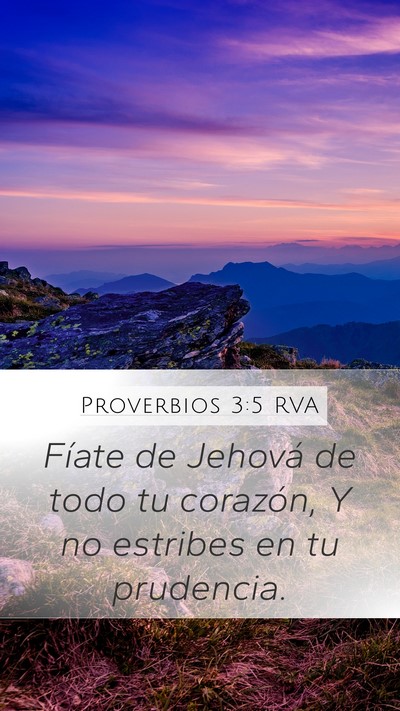Proverbios 3:5 RVA Bible Verse Image