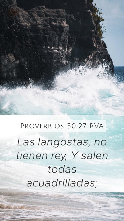 Proverbios 30:27 RVA Bible Verse Image