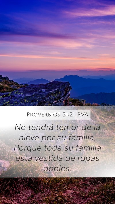 Proverbios 31:21 RVA Bible Verse Image