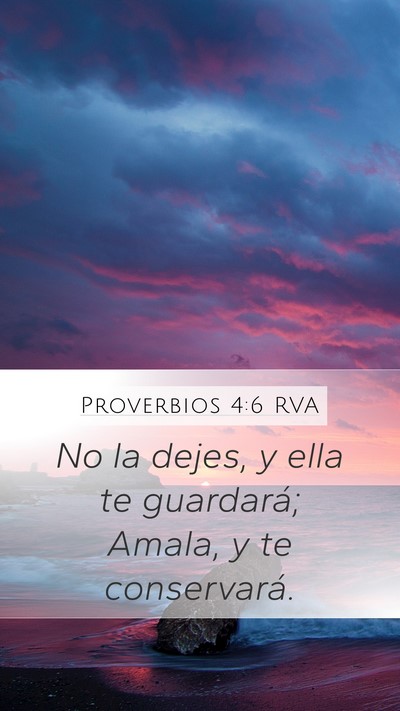 Proverbios 4:6 RVA Bible Verse Image