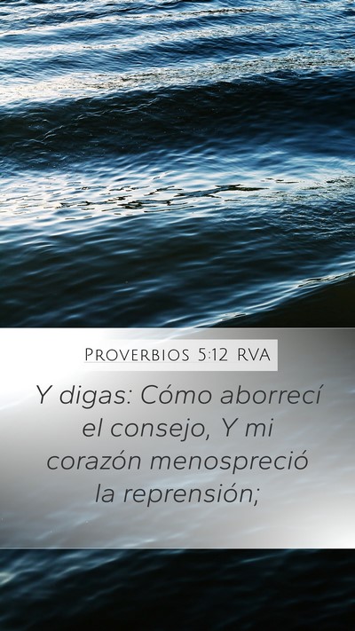 Proverbios 5:12 RVA Bible Verse Image