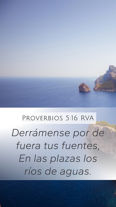 Proverbios 5:16 RVA Bible Verse Image