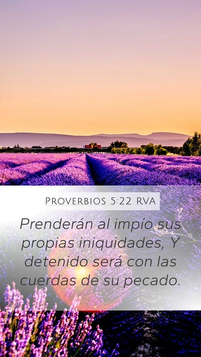 Proverbios 5:22 RVA Bible Verse Image