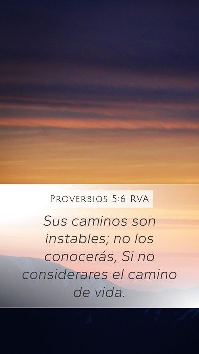 Proverbios 5:6 RVA Bible Verse Image