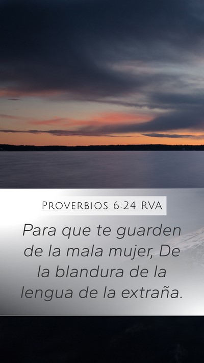 Proverbios 6:24 RVA Bible Verse Image