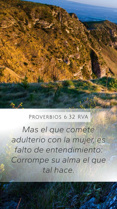 Proverbios 6:32 RVA Bible Verse Image