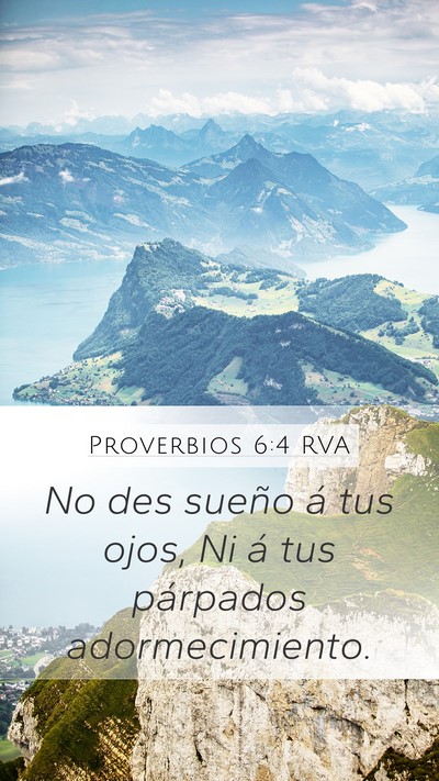 Proverbios 6:4 RVA Bible Verse Image