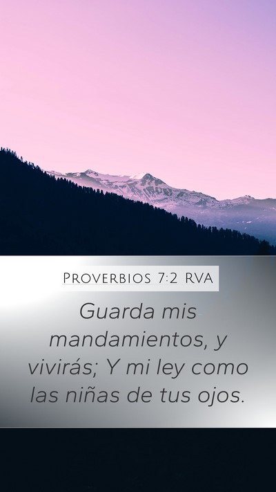 Proverbios 7:2 RVA Bible Verse Image