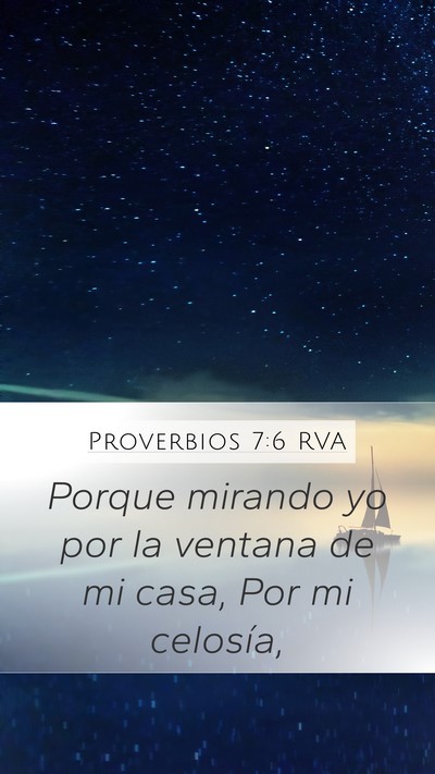Proverbios 7:6 RVA Bible Verse Image