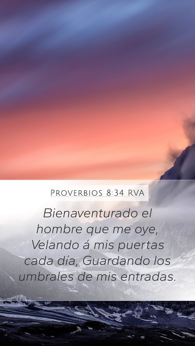 Proverbios 8:34 RVA Bible Verse Image