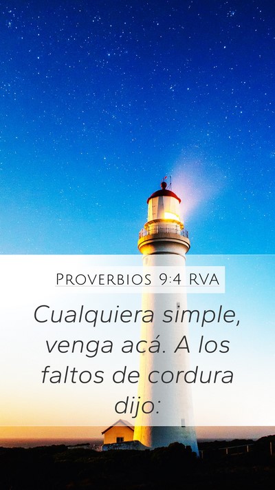 Proverbios 9:4 RVA Bible Verse Image