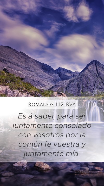 Romanos 1:12 RVA Bible Verse Image