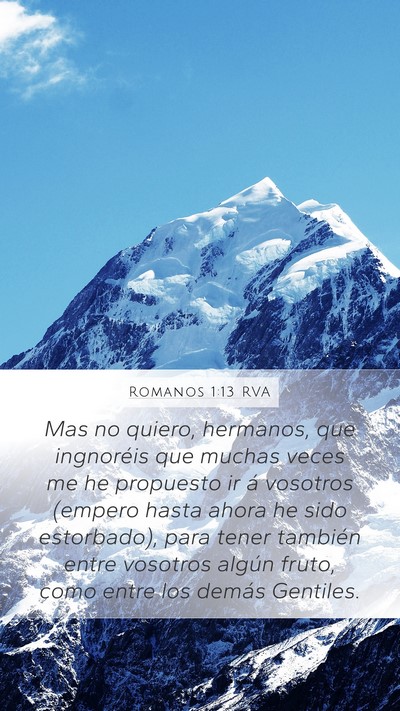 Romanos 1:13 RVA Bible Verse Image