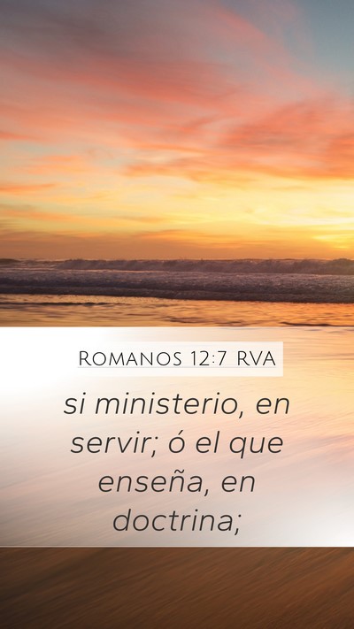 Romanos 12:7 RVA Bible Verse Image