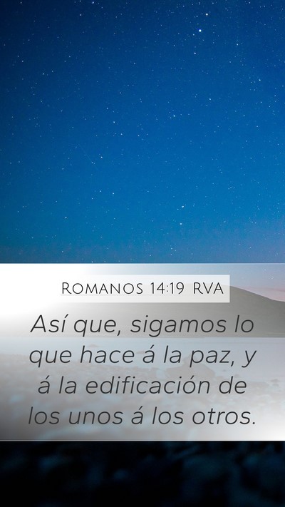 Romanos 14:19 RVA Bible Verse Image