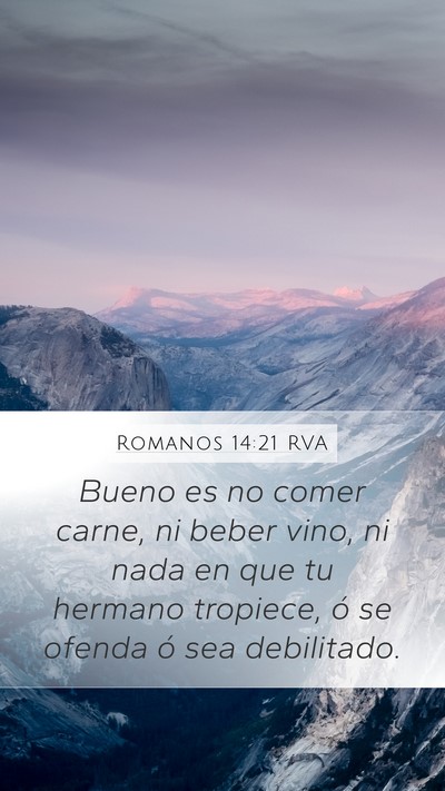 Romanos 14:21 RVA Bible Verse Image