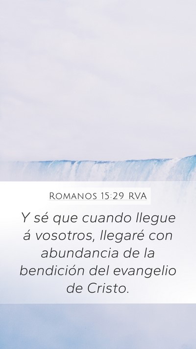 Romanos 15:29 RVA Bible Verse Image