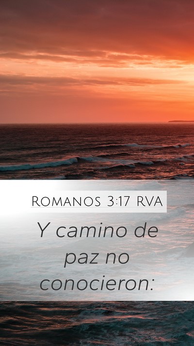 Romanos 3:17 RVA Bible Verse Image