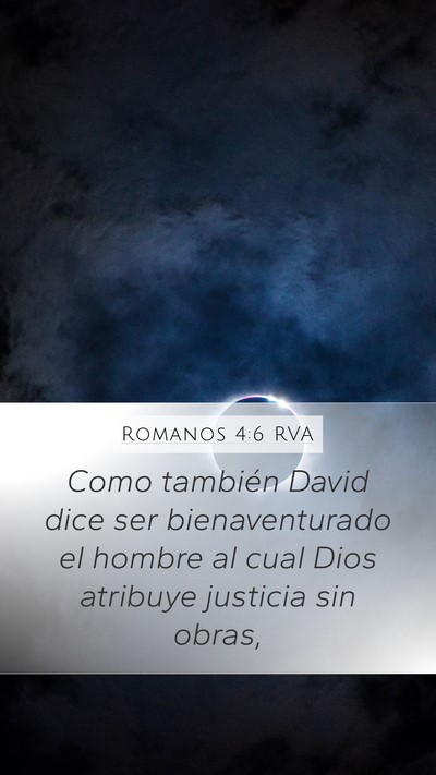 Romanos 4:6 RVA Bible Verse Image